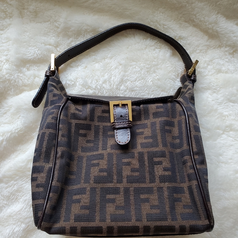 Fendi zucca handbag vintage